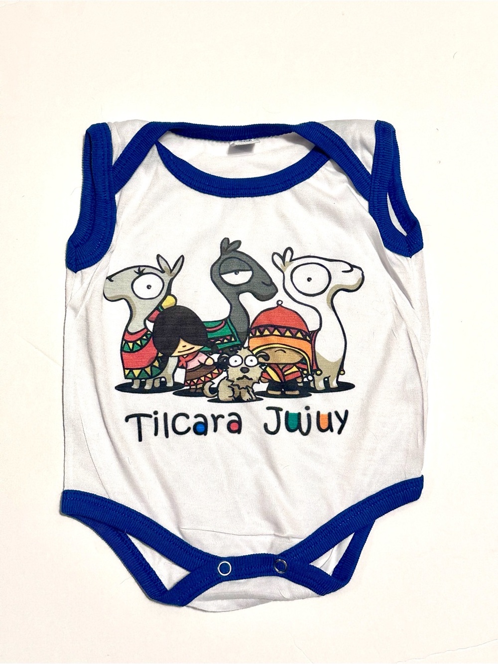 Argentina Onesie! New Blue-Trim White Graphic Kids One-Piece Bodysuit!